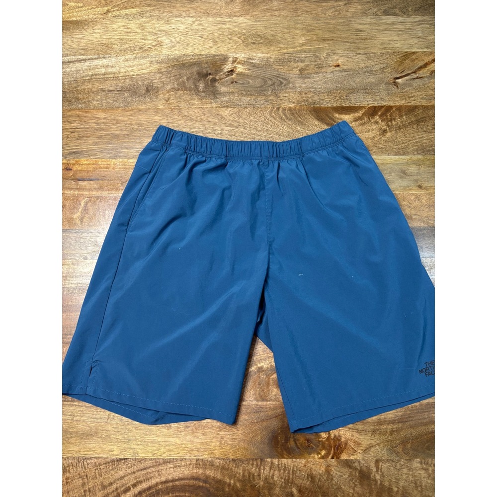 The North Face Mens Wander Shorts Blue Elastic Waist Hiking Training Size Large